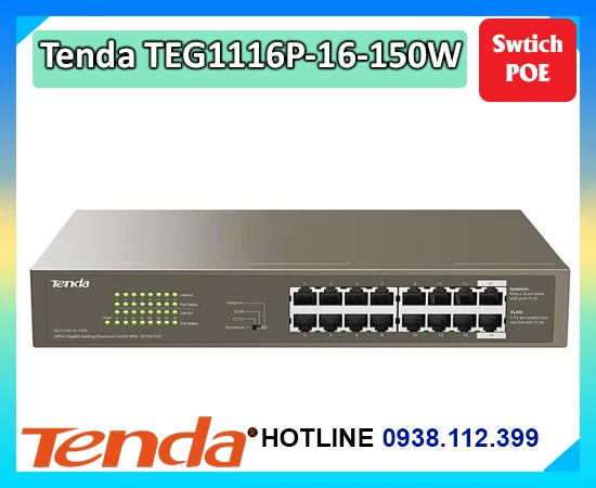 Bán giá rẻ Tenda TEG1116P-16-150W,Giá giá sỉ Tenda TEG1116P-16-150W,Phân Phối Sỉ Tenda TEG1116P-16-150W,Tenda TEG1116P-16-150W Bán Lỗ,Tenda TEG1116P-16-150W Đang giảm giá,Tenda TEG1116P-16-150W bán chạy nhất,Giá Bán Tenda TEG1116P-16-150W,Địa Chỉ Bán Tenda TEG1116P-16-150W