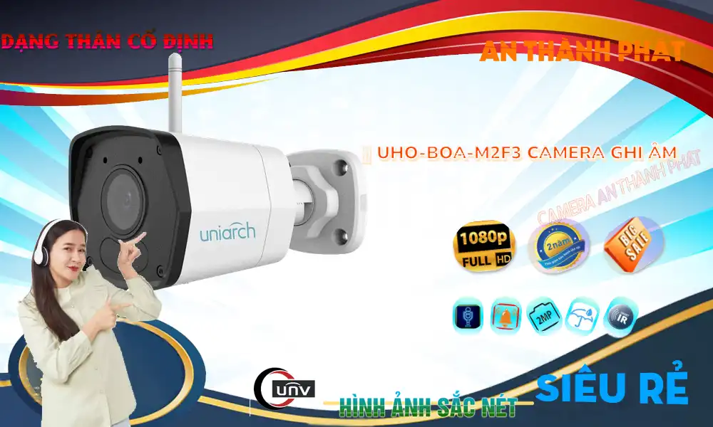 UHO-BOA-M2F3 UNV (Uniview) Thiết kế Đẹp UHO-BOA-M2F3 UNV (Uniview) Thiết kế Đẹp
