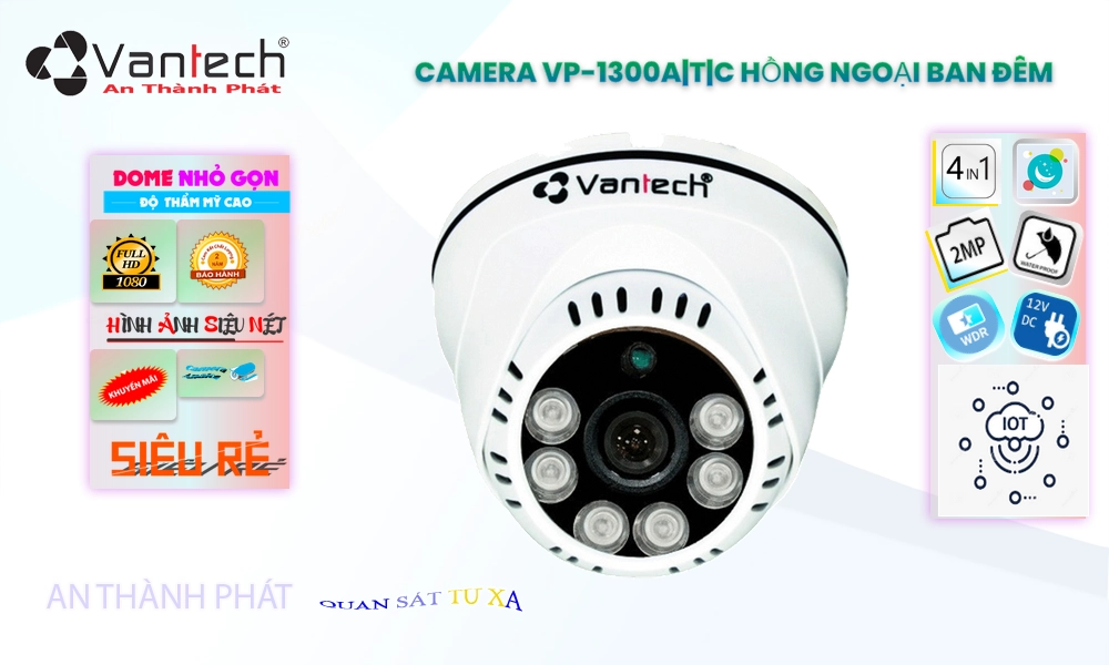 Camera VanTech VP-1300A|T|C Mẫu Đẹp