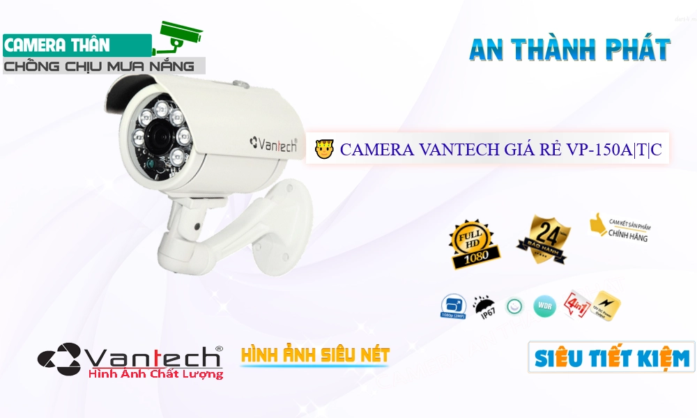 Camera An Ninh VanTech VP-150A|T|C Chức Năng Cao Cấp