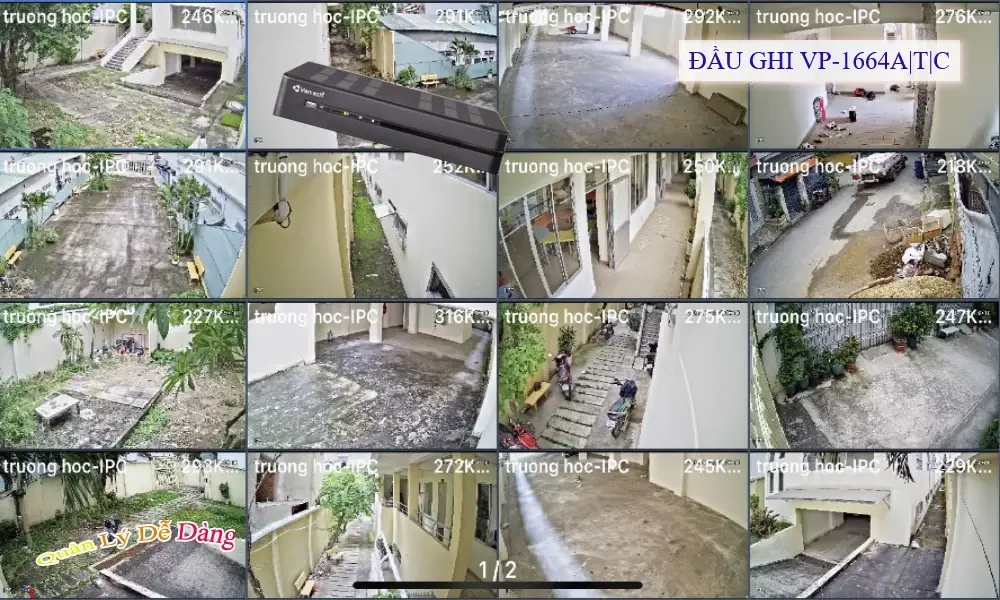 Đầu ghi VanTech VP-1664A|T|C Mẫu Đẹp ✲