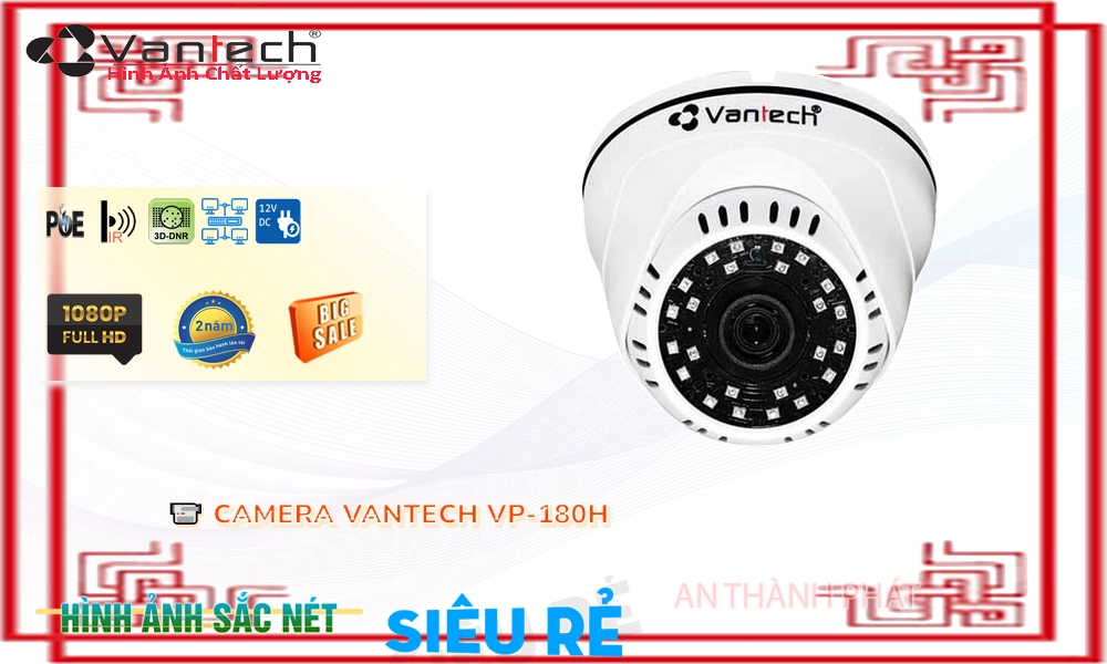 VP-180H Camera Chính Hãng VanTech VP-180H Camera Chính Hãng VanTech