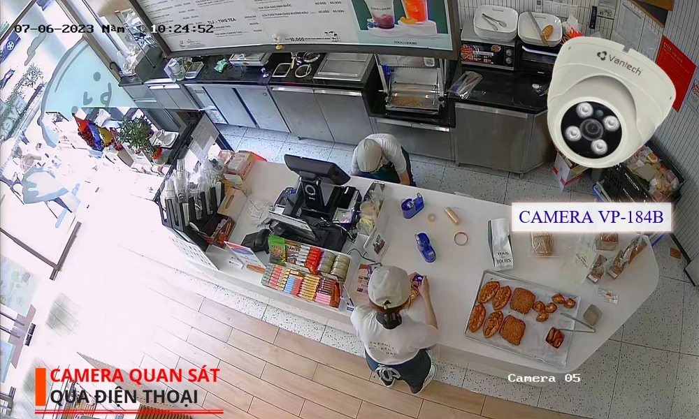 Camera Cấp Nguồ Qua Dây Mạng VP-184B VanTech Camera Cấp Nguồ Qua Dây Mạng VP-184B VanTech