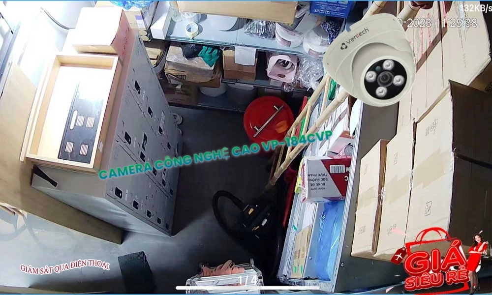 VP-184CVP Ip POE Sắc Nét Camera Giám Sát Giá rẻ