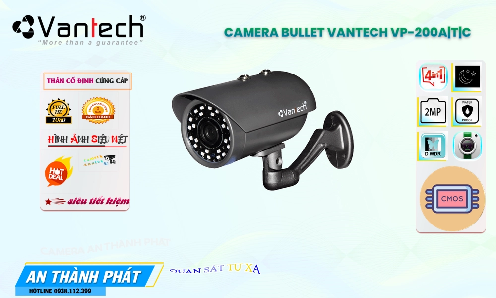 VP-200A|T|C Camera An Ninh Chức Năng Cao Cấp