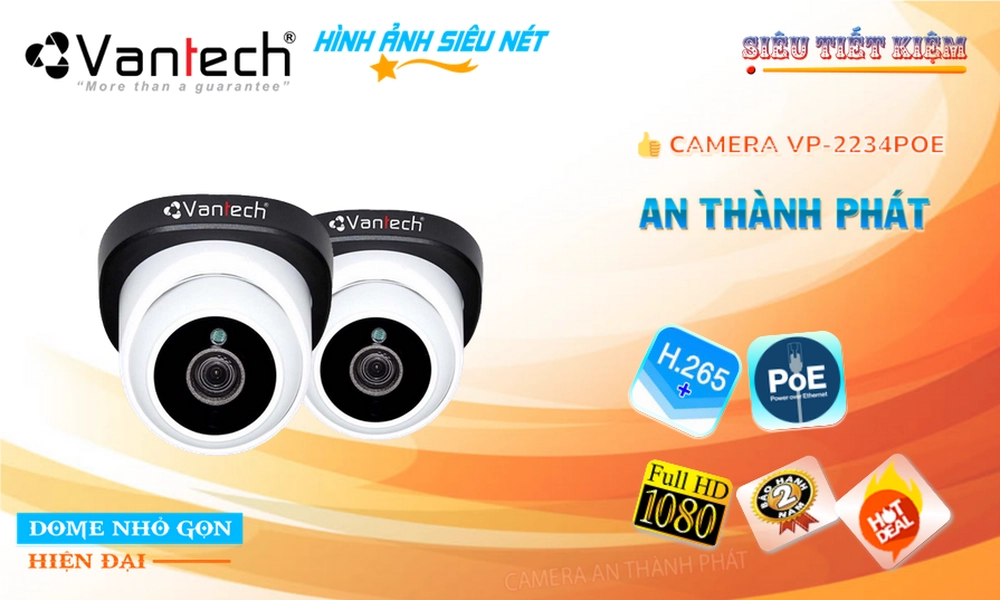 VP-2234POE Camera An Ninh Chi phí phù hợp