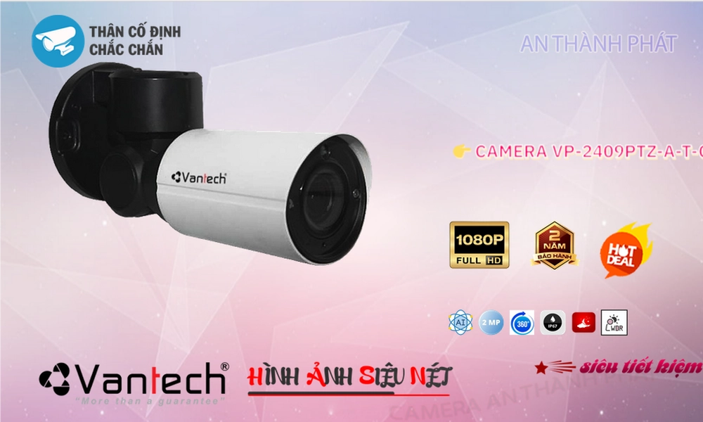 ✲  VP-2409PTZ-A|T|C HD Anlog Camera Giám Sát Công Nghệ Mới