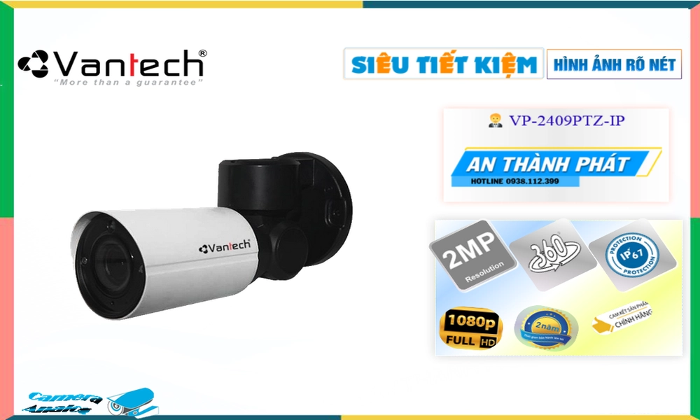 VP-2409PTZ-IP VanTech Thiết kế Đẹp VP-2409PTZ-IP VanTech Thiết kế Đẹp