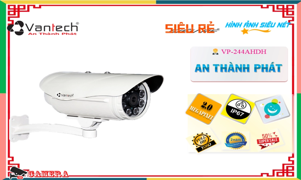 Camera VanTech Chất Lượng VP-244AHDH Camera VanTech Chất Lượng VP-244AHDH