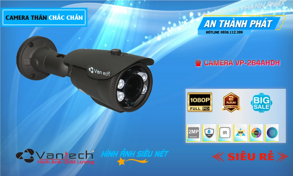 VP-264AHDH Công Nghệ HD Camera Giám Sát Giá rẻ
