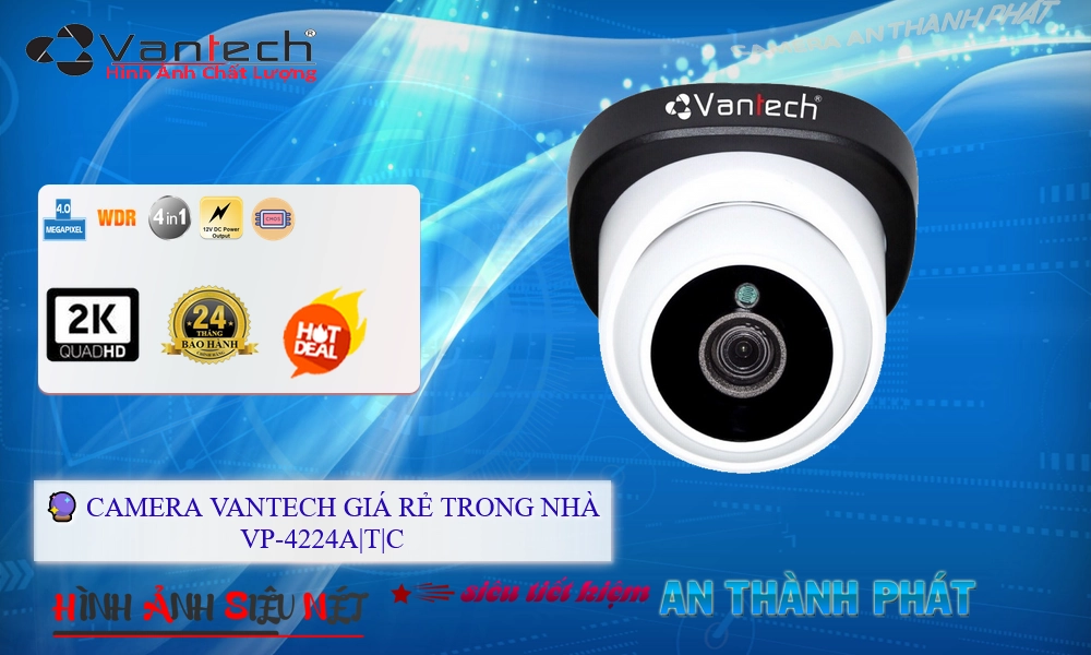 Camera VanTech VP-4224A|T|C Mẫu Đẹp