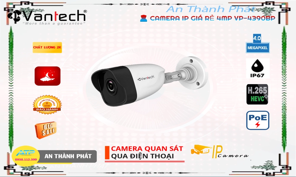 VP-4390BP Camera An Ninh Chức Năng Cao Cấp VP-4390BP Camera An Ninh Chức Năng Cao Cấp