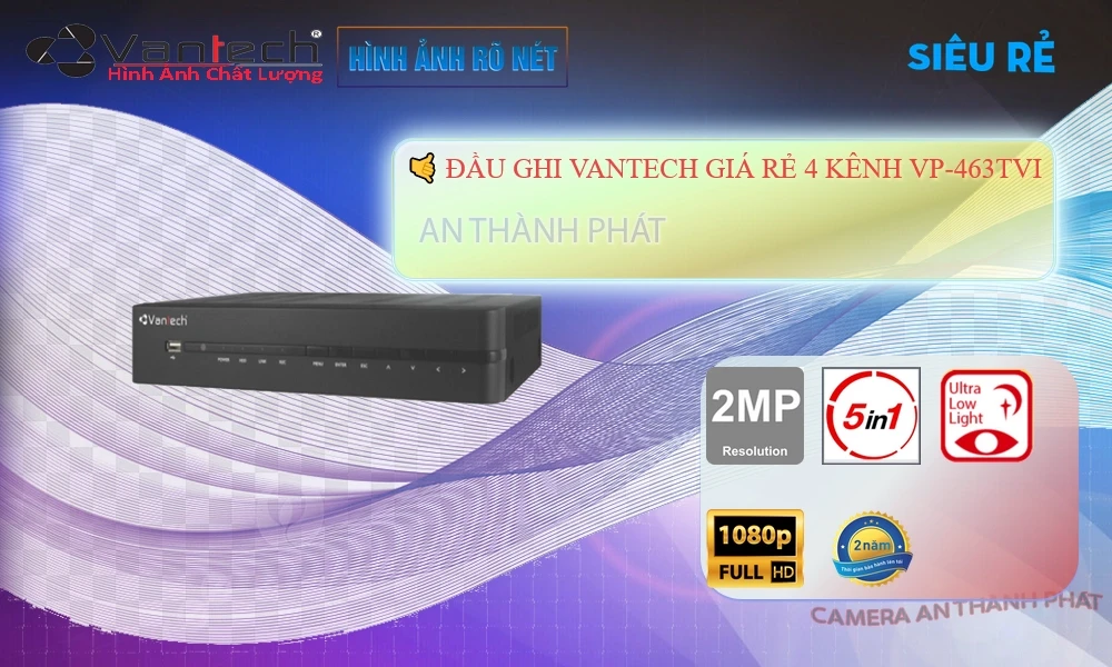 VanTech VP-463TVI Sắc Nét