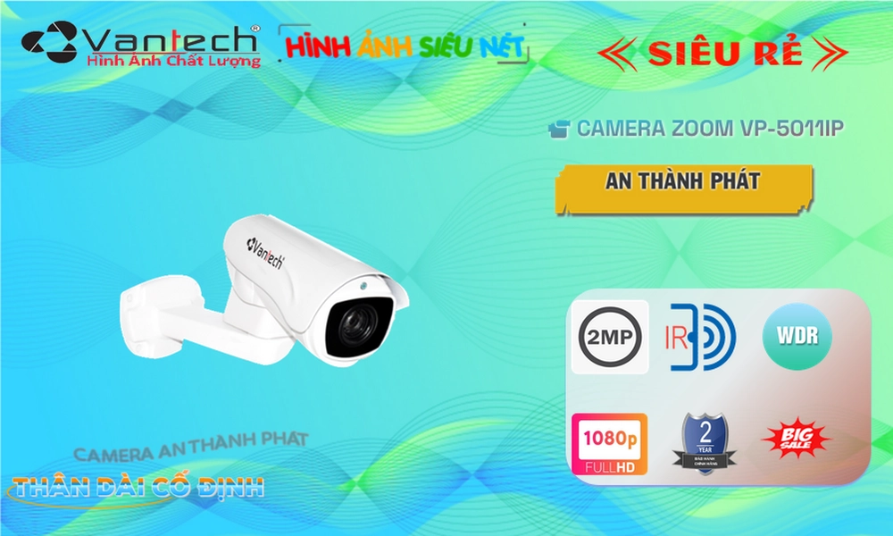 Camera Cấp Nguồ Qua Dây Mạng VP-5011IP VanTech