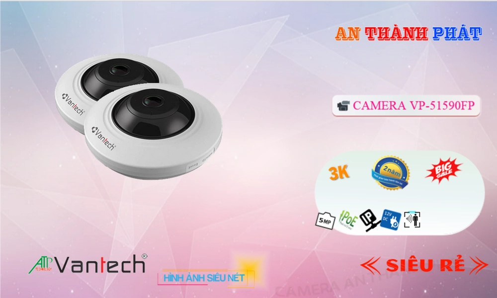 Camera An Ninh VanTech VP-51590FP Chức Năng Cao Cấp Camera An Ninh VanTech VP-51590FP Chức Năng Cao Cấp