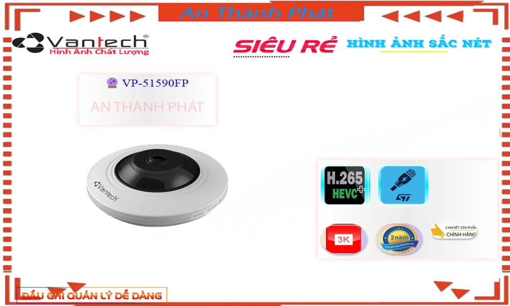 Camera An Ninh VanTech VP-51590FP Chức Năng Cao Cấp Camera An Ninh VanTech VP-51590FP Chức Năng Cao Cấp