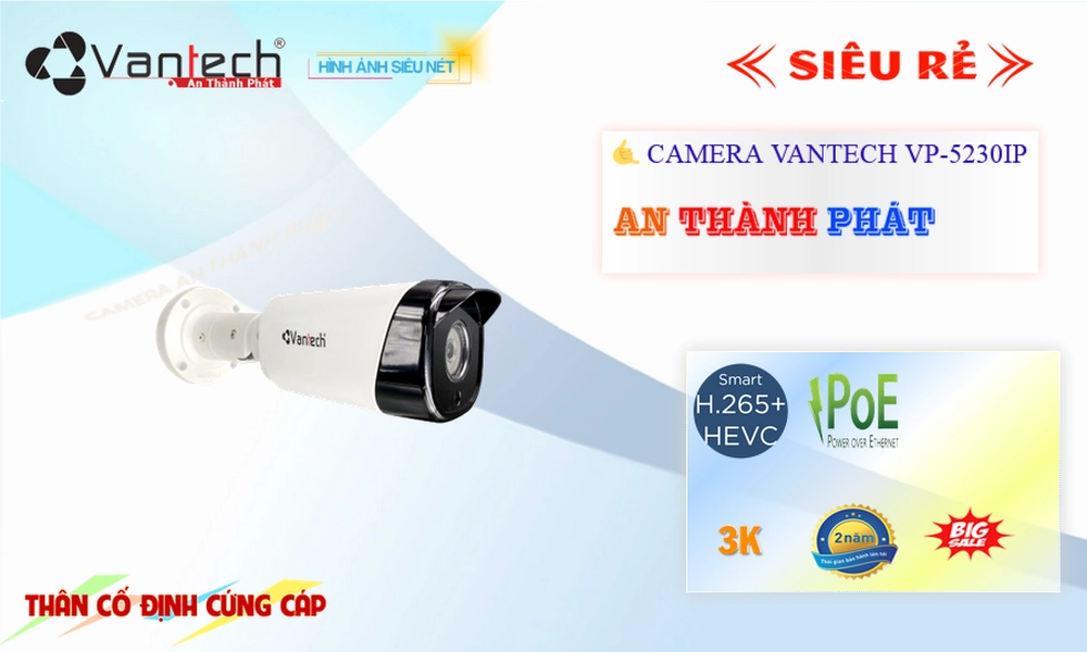 Camera An Ninh VanTech VP-5230IP Chức Năng Cao Cấp ✲ Camera An Ninh VanTech VP-5230IP Chức Năng Cao Cấp ✲