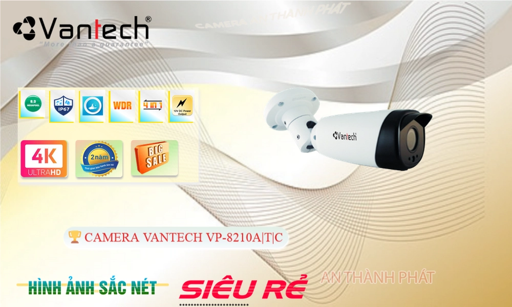 VanTech VP-8210A|T|C Sắc Nét VanTech VP-8210A|T|C Sắc Nét