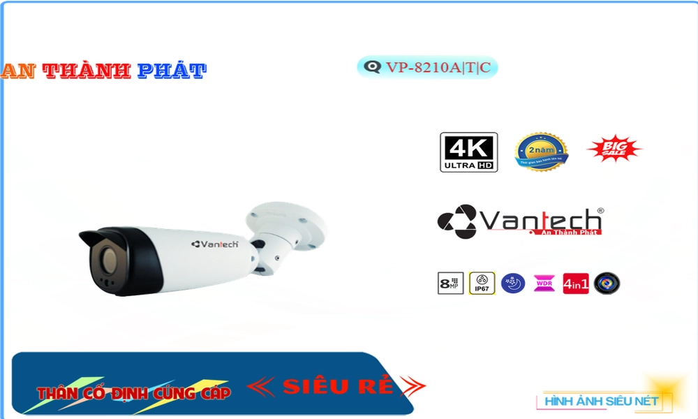 VanTech VP-8210A|T|C Sắc Nét VanTech VP-8210A|T|C Sắc Nét