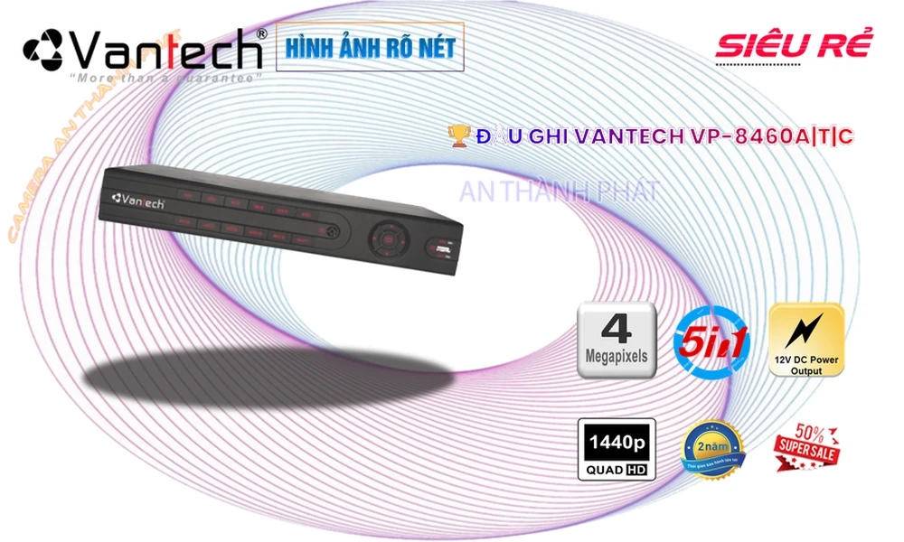 VP-8460A|T|C Đầu ghi Camera VanTech Giá tốt VP-8460A|T|C Đầu ghi Camera VanTech Giá tốt