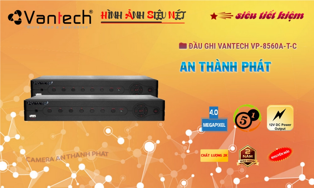 Đầu Thu KTS VanTech VP-8560A|T|C Giá tốt