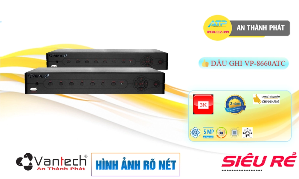 Đầu Ghi Camera VanTech VP-8660ATC Mẫu Đẹp Đầu Ghi Camera VanTech VP-8660ATC Mẫu Đẹp