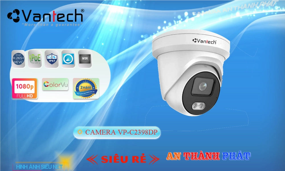 Camera An Ninh VanTech VP-C2398DP Giá rẻ ✲