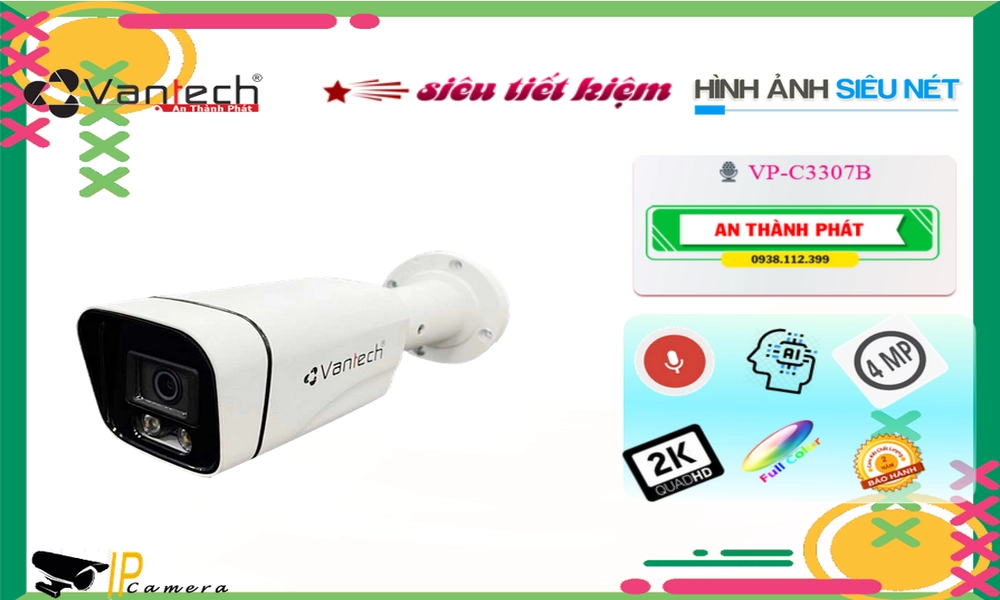 Camera VP-C3307B Vantech IP POe,Giá VP-C3307B,Nhà Phân Phối VP-C3307B, Bán Lỗ,VP-C3307B bán chạy nhất,Giá Bán VP-C3307B Ultra 2k 4.0 megapixel ,Điểm bán  Loại Camera VP-C3307B,thông số VP-C3307B, sale mạnh,VP-C3307B Giá Khuyến Mãi,VP-C3307B Tiết kiệm,công nghê VP-C3307B,VP-C3307B Công Nghệ Mới,VP-C3307B mới,Bán giá rẻ VP-C3307B