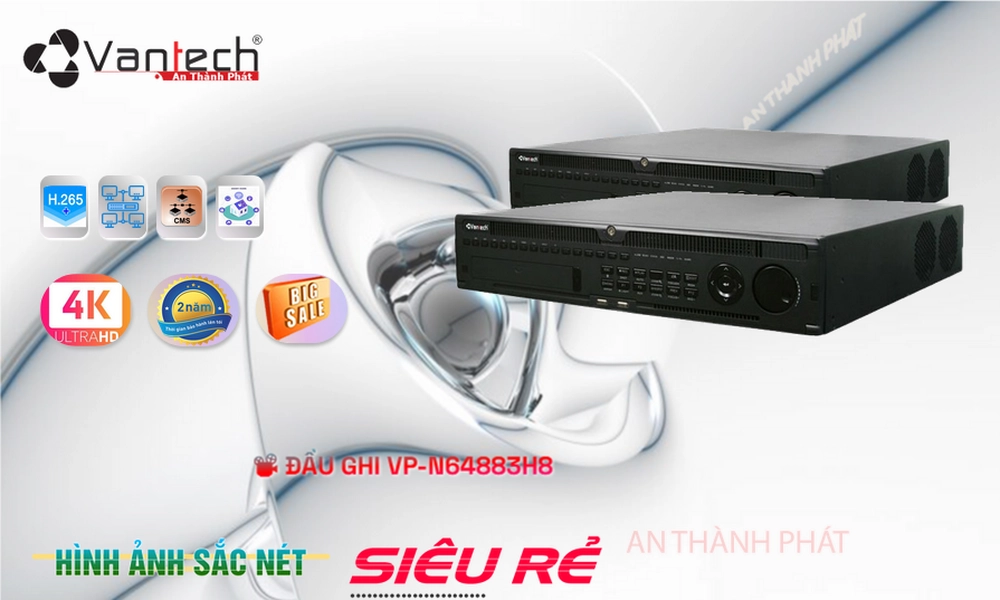 Đầu Ghi VanTech đang khuyến mãi VP-N64883H8