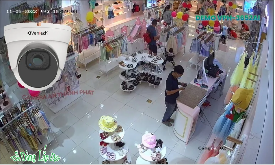 Camera VPH-3652AI VanTech Thiết kế Đẹp