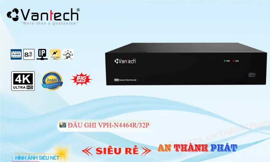 Đầu Thu Vantech VPH-N4464R/32P