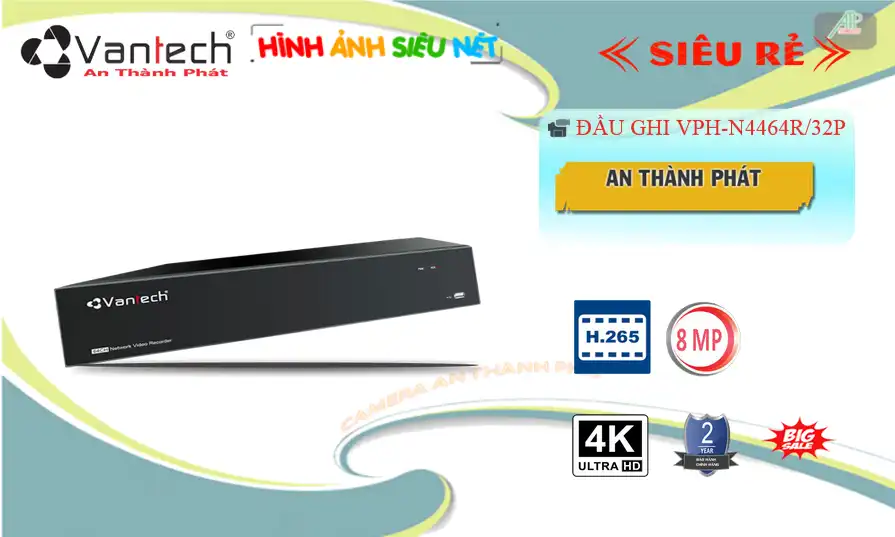 Đầu Thu Vantech VPH-N4464R/32P