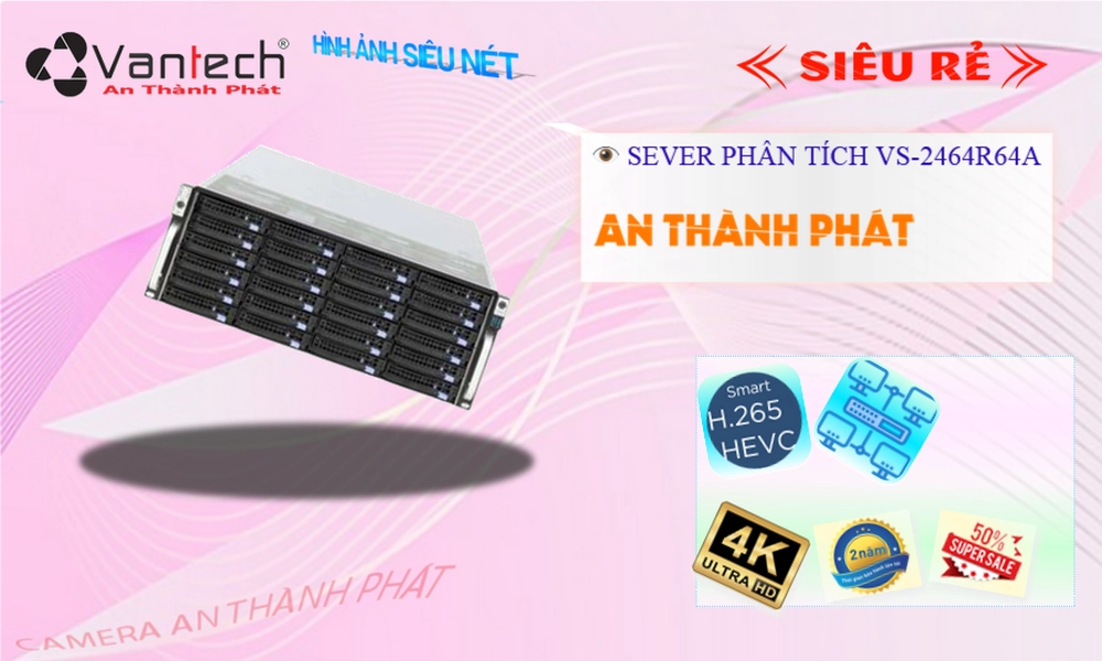 Đầu Thu VanTech VS-2464R64A Đầu Thu VanTech VS-2464R64A