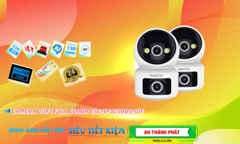 Camera Visioncop VSC-IP1230DS-WF