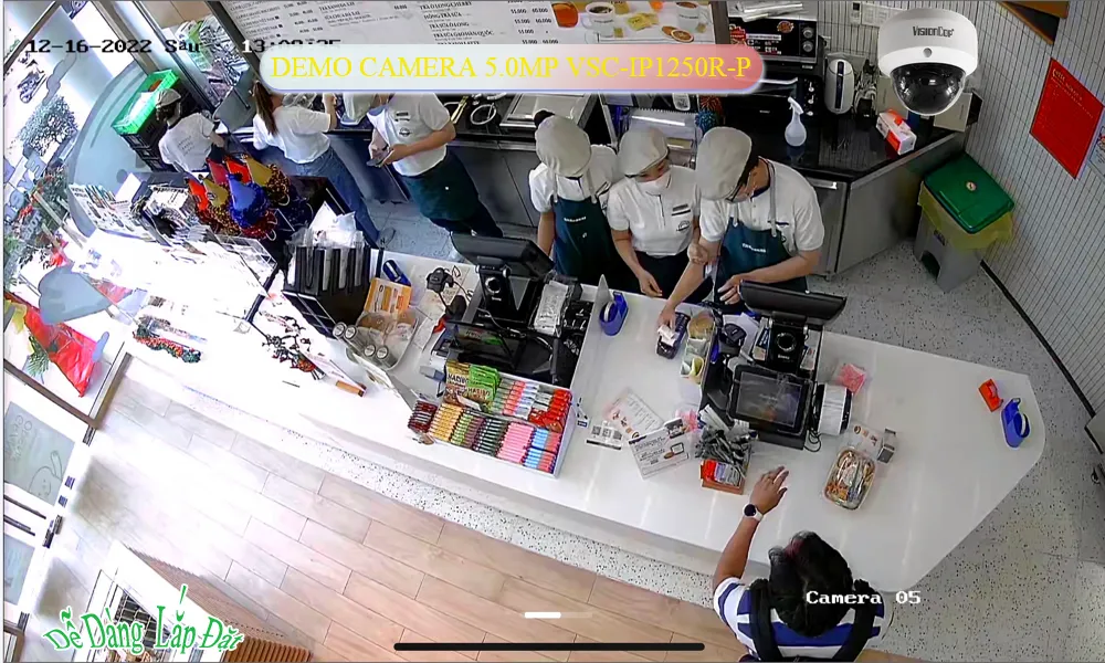 ❂  Camera Hãng Visioncop IP POEVSC-IP1250R-P