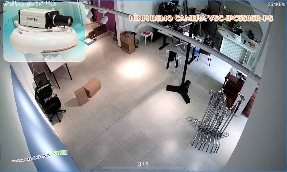 Camera Ống Kính Zoom VSC-IPC5505R-PS