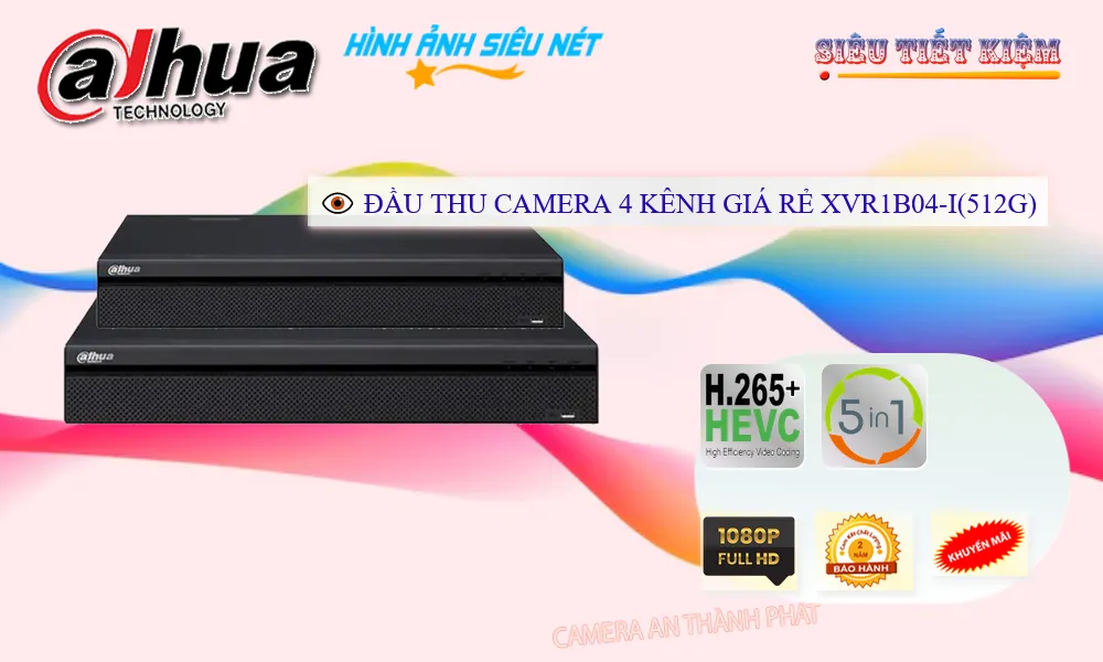 XVR1B04-I(512G) sắc nét Dahua