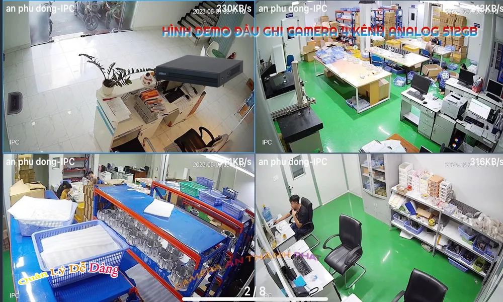 XVR1B04-I(512G) sắc nét Dahua