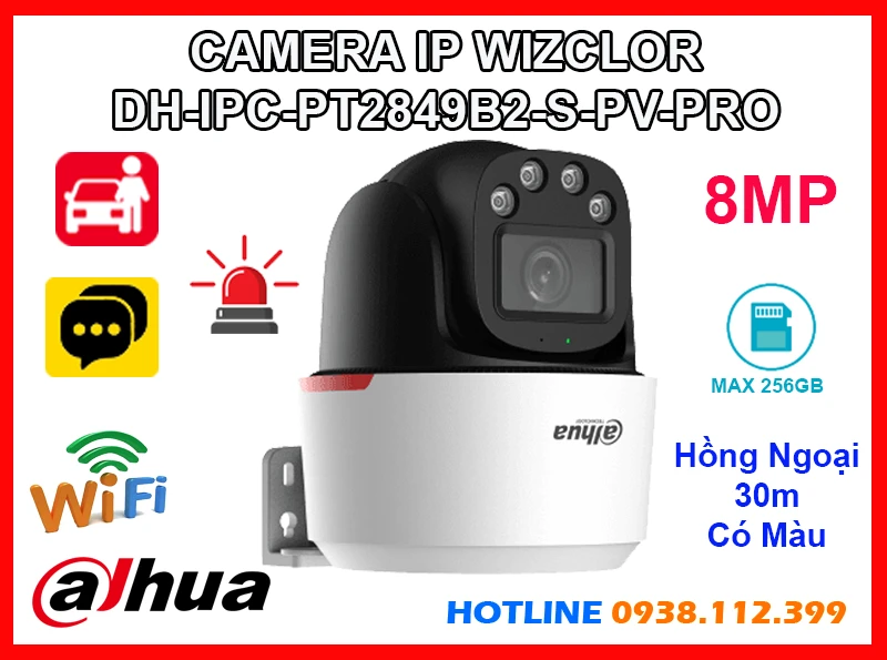 DH-IPC-PT2849B2-S-PV-PRO Camera IP Dahua (8MP), camera quan sát DH-IPC-PT2849B2-S-PV-PRO, lắp đặt camera DH-IPC-PT2849B2-S-PV-PRO, camera dahua DH-IPC-PT2849B2-S-PV-PRO, lắp camera DH-IPC-PT2849B2-S-PV-PRO giá rẻ, camera DH-IPC-PT2849B2-S-PV-PRO chính hãng, DH-IPC-PT2849B2-S-PV-PRO, 