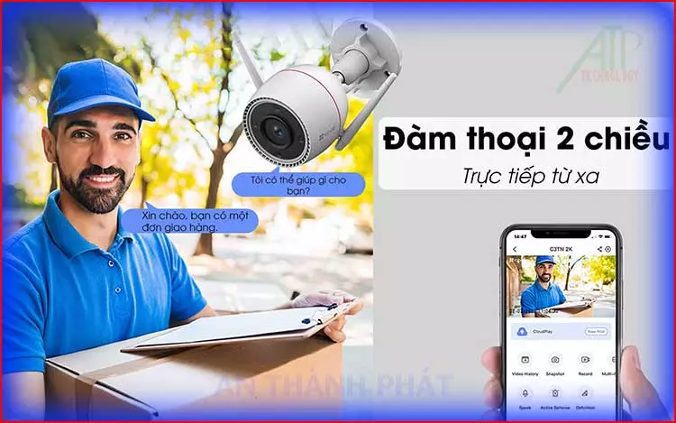 Camera ip wifi EZVIZ CS C3TN A0 1H3WKFL