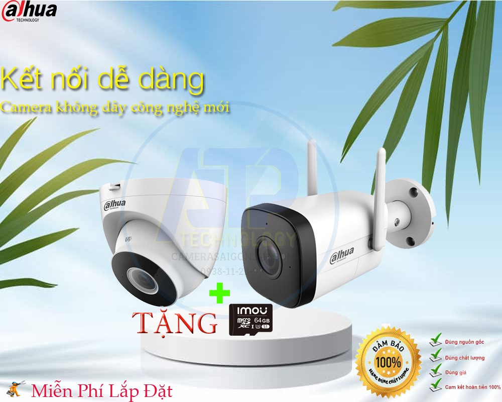 Lắp camera ip wifi dahua giá rẻ