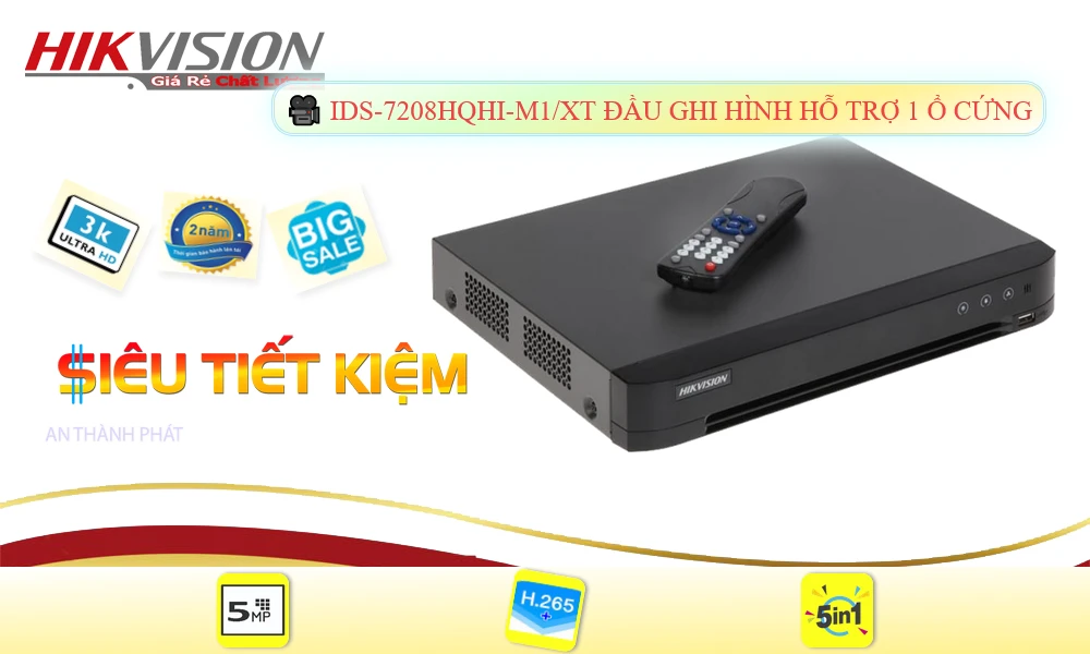 Đầu Ghi Hikvision iDS-7208HQHI-M1/XT