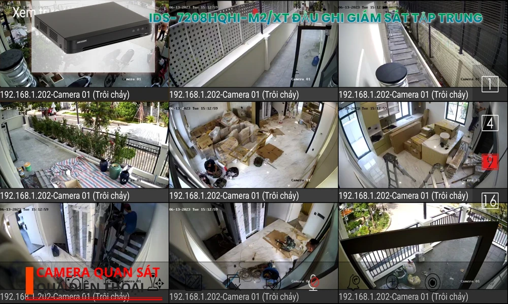 Đầu Thu KTS Hikvision iDS-7208HQHI-M2/XT Hỗ Trợ 2 Ổ Cứng