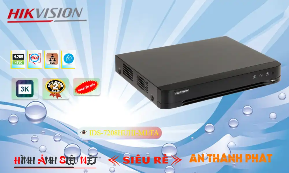 Đầu ghi Hãng Hikvision iDS-7208HUHI-M1/FA Tiết Kiệm