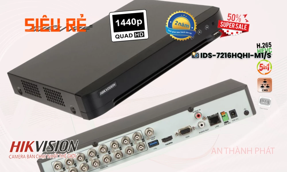 iDS-7216HQHI-M1/SThiết Bị Ghi Hình Với giá cạnh tranh Hikvision iDS-7216HQHI-M1/SThiết Bị Ghi Hình Với giá cạnh tranh Hikvision