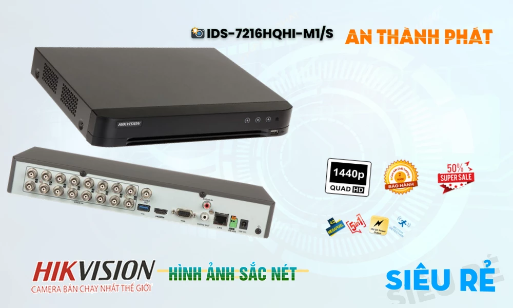 iDS-7216HQHI-M1/SThiết Bị Ghi Hình Với giá cạnh tranh Hikvision iDS-7216HQHI-M1/SThiết Bị Ghi Hình Với giá cạnh tranh Hikvision