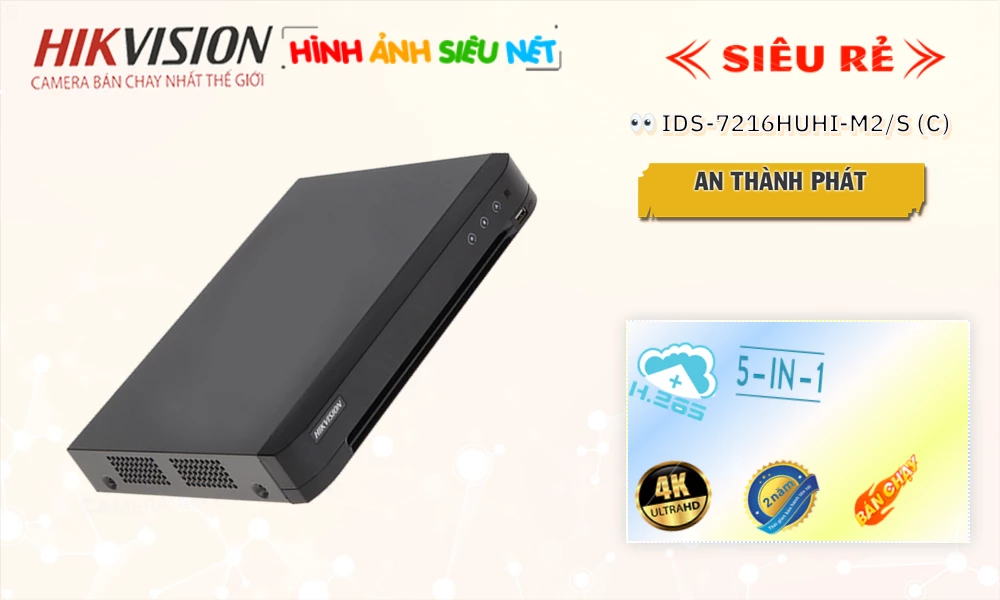 ✔️ iDS-7216HUHI-M2/S(C) Hình Ảnh Đẹp Hikvision