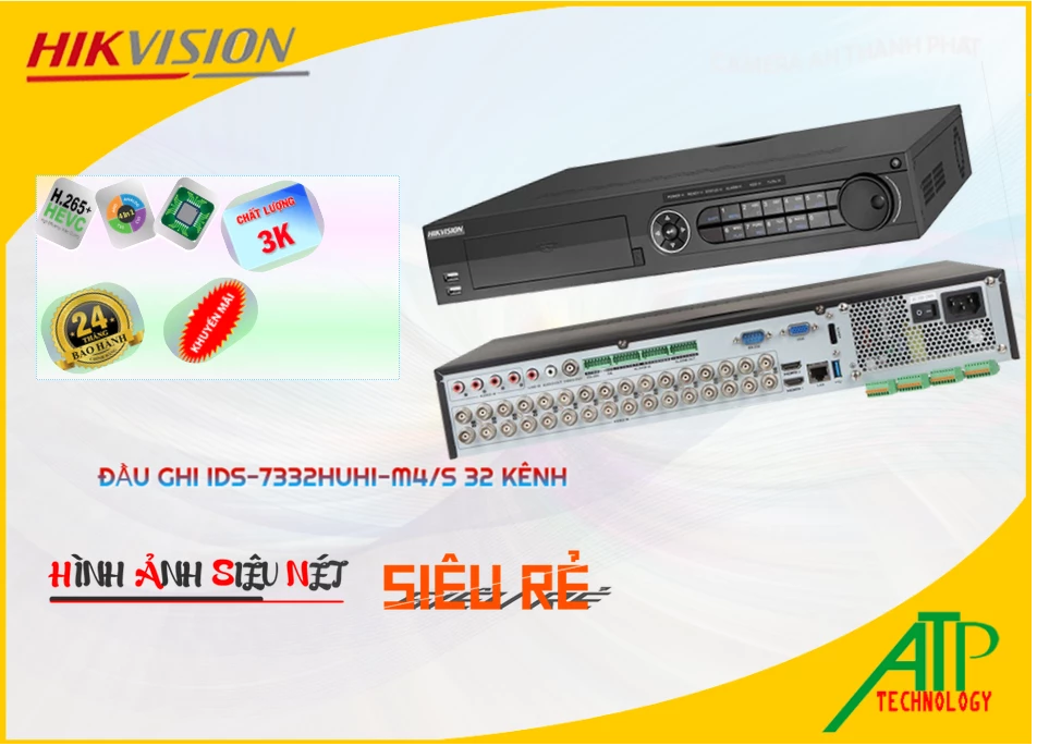 🌟👌 iDS-7332HUHI-M4/S Sắc Nét Hikvision 🌟👌 iDS-7332HUHI-M4/S Sắc Nét Hikvision