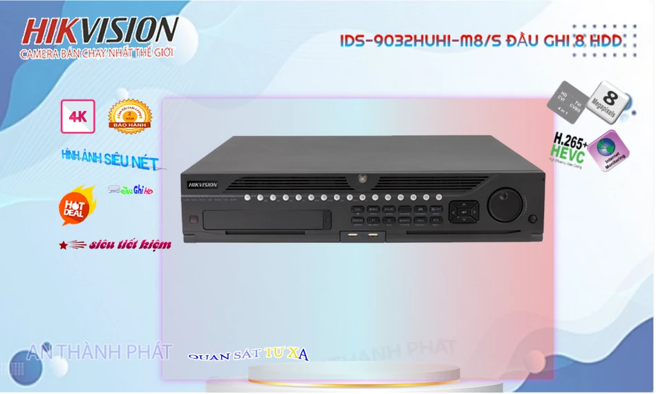 Đầu Thu iDS-9032HUHI-M8/S Hikvision Đầu Thu iDS-9032HUHI-M8/S Hikvision