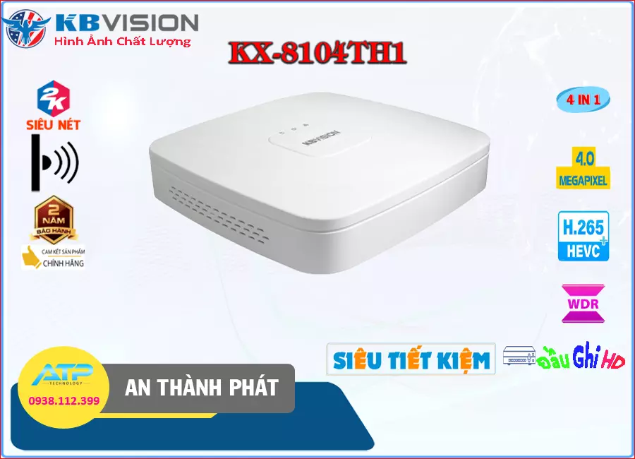 đầu ghi hinh hỗ trợ độ phân giải 2K 